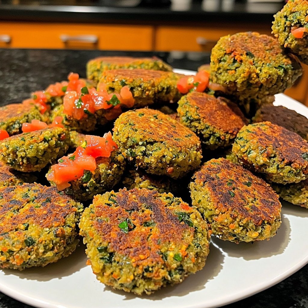 Falafel mit Tomatensalsa