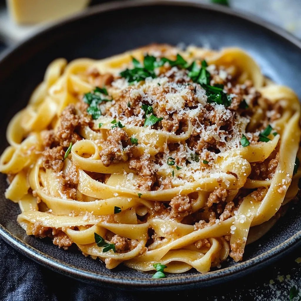 Weiße Bolognese