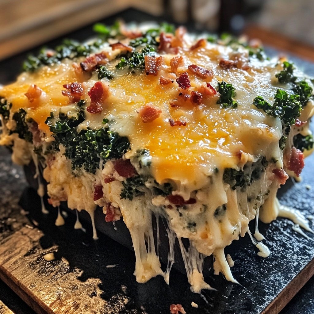 Herzhafter Grünkohlauflauf