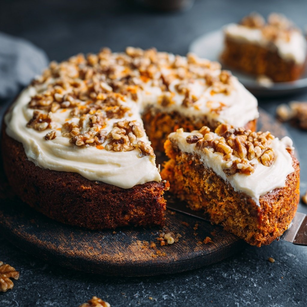 Karottenkuchen Mit Joghurt Teig