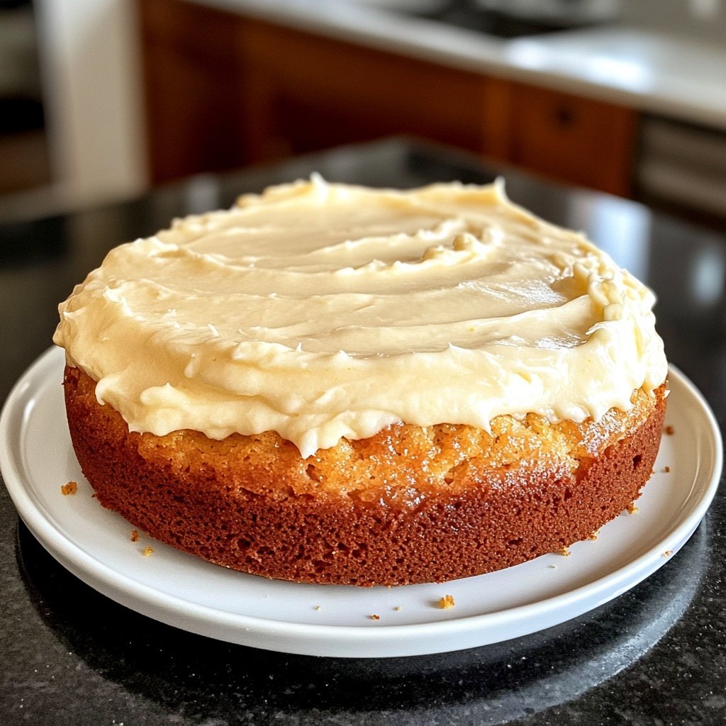 Zitronenkuchen mit Frischkäse Frosting