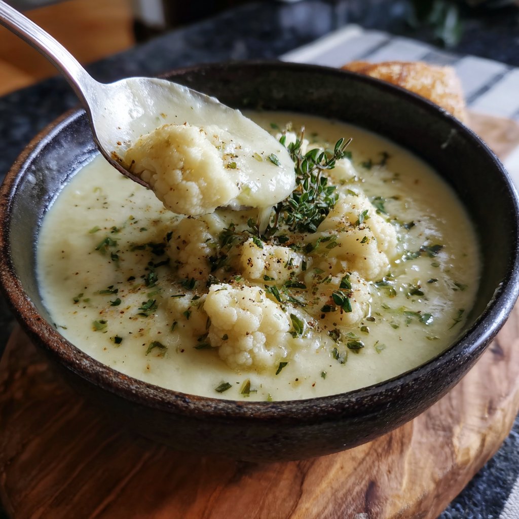 Blumenkohlsuppe für den Wochenplan