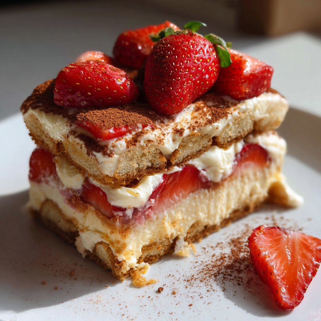 Erdbeer-Tiramisu