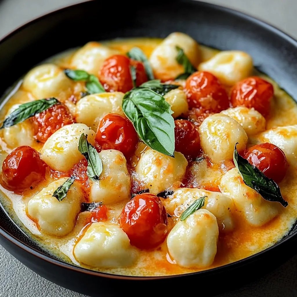 Gnocchi-Auflauf mit Tomaten-Mozzarella