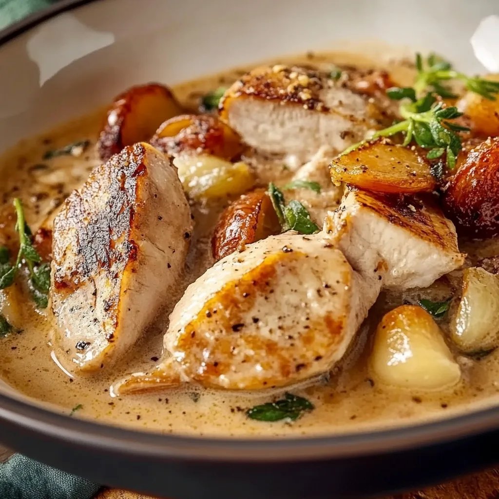 Cremiges toskanisches Hähnchen