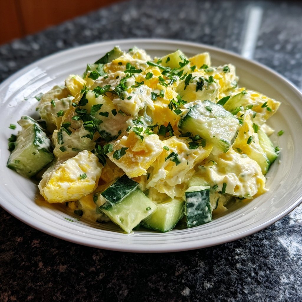 Schnell & Einfach 10-Minuten-Eiersalat mit Joghurt