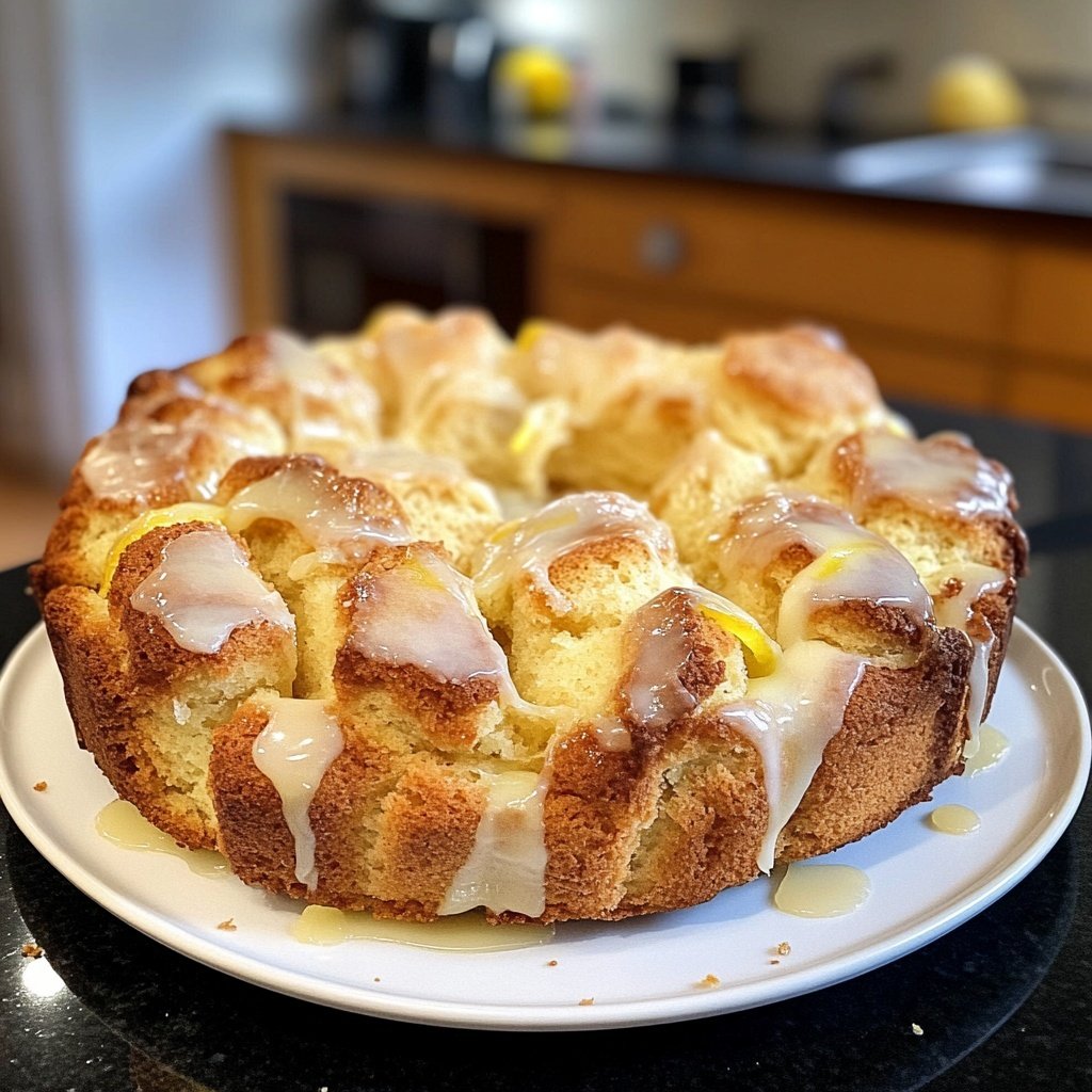 Zitronenkuchen mit Joghurt