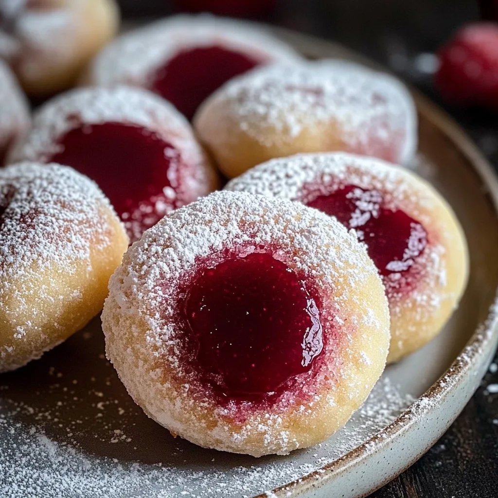 Marzipan Himbeer Plätzchen