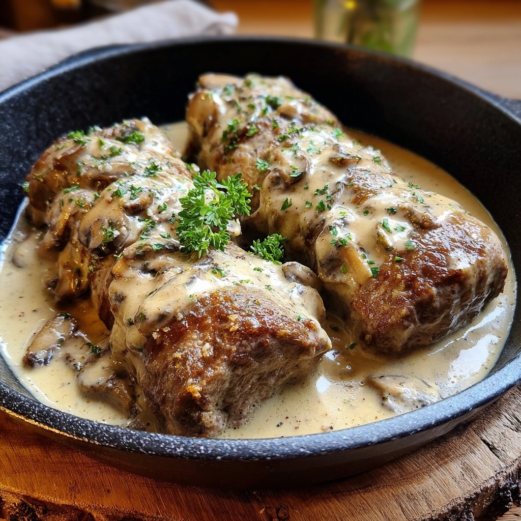 Hausmannskost Rinderrouladen mit Rahmsoße