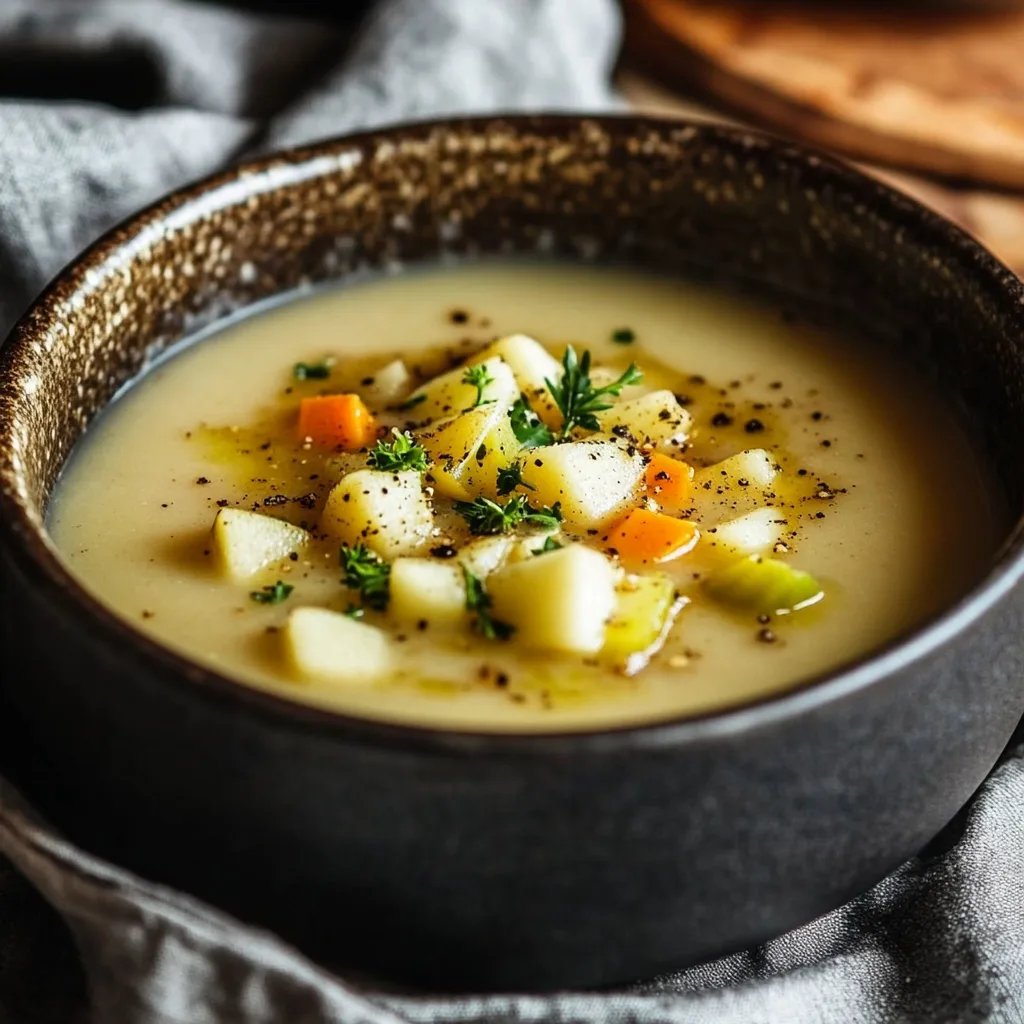 Maronensuppe mit Apfel